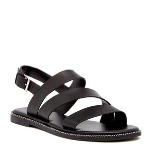 Franco Sarto KELSO, BLACK LE Sandal NWT